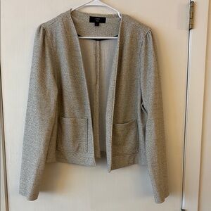 Jcrew Gray Knit Open Front Women's Jacket